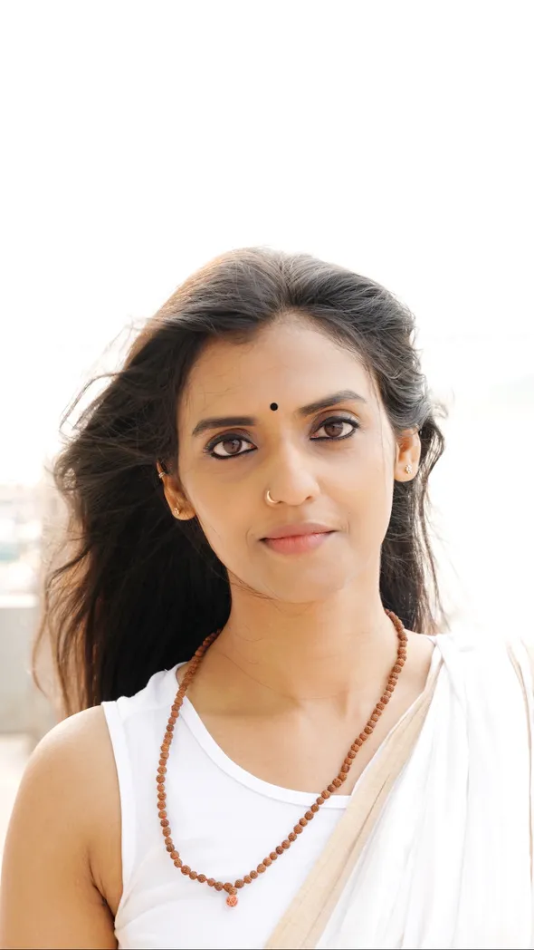 Portrait of Nidhi Singh, founder of Yoga Kiran